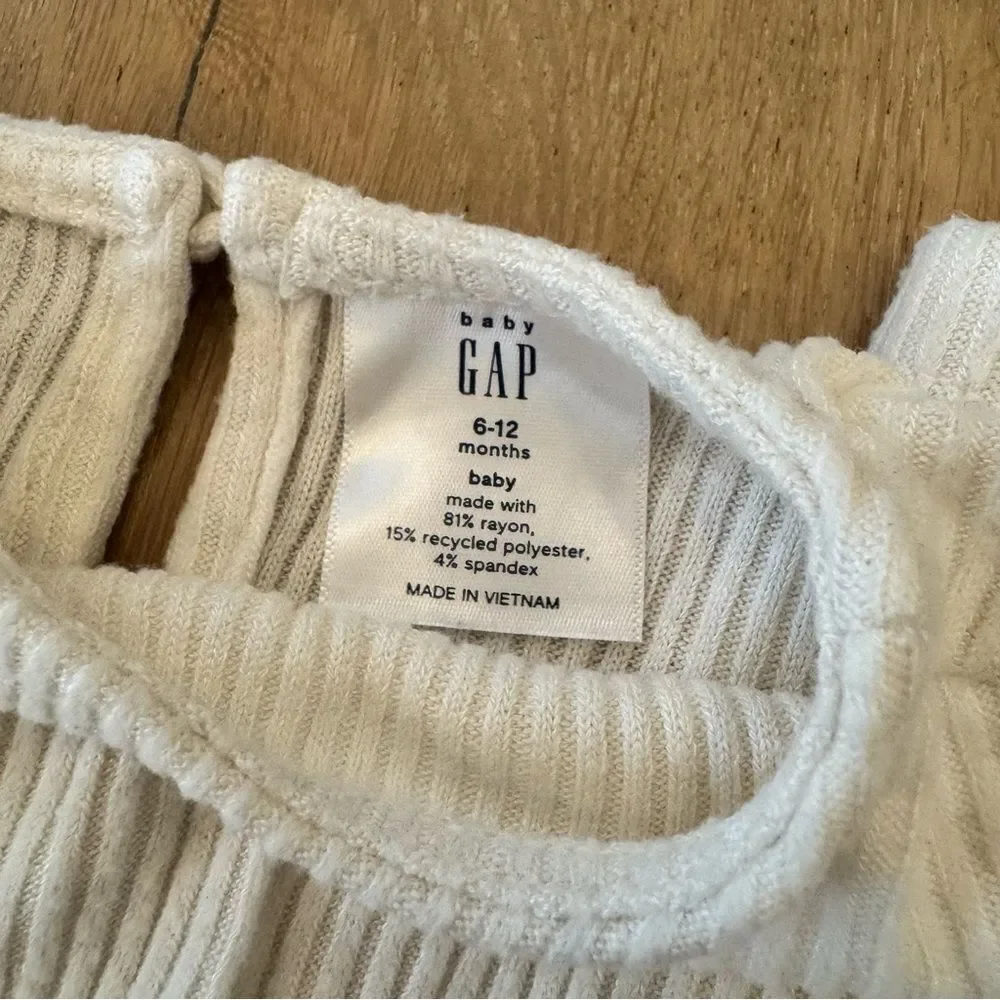 Cream Ruffle Baby Sweater and Pants Sets - Baby Gap Bundle